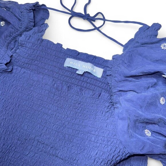 Hill House The Jewel Jammie Top in Navy Size Small - Picture 5 of 7